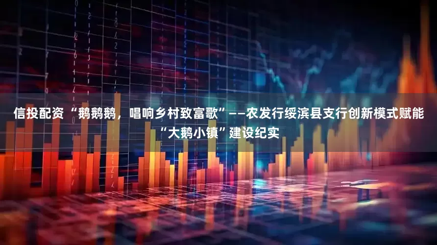 信投配资 “鹅鹅鹅，唱响乡村致富歌”——农发行绥滨县支行创新模式赋能“大鹅小镇”建设纪实